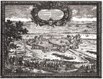 Zdobycie Torunia przez Szwedw w 1655, akwaforta, 1697 r.